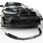 BMW 3 Serie G20/G21 2018– Front bumper lip Lip V1 (voor G80, carbon) foto 1