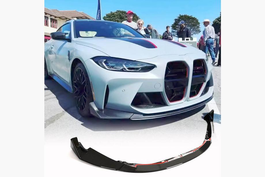BMW 4-serie G22/23/26 2020– Voorbumper frontlip Lip V2 (voor G82/G83, carbon) Foto 1