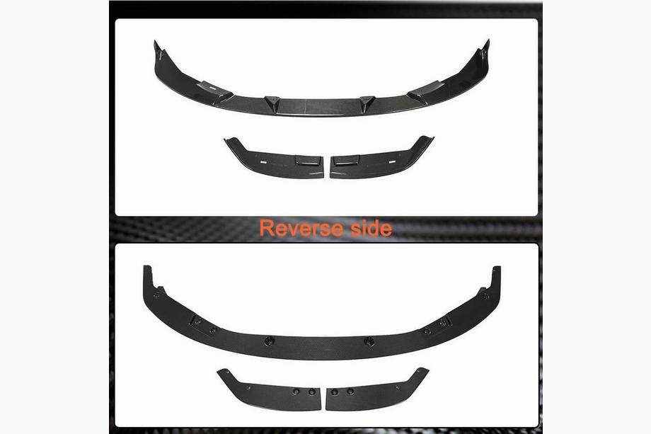 BMW 4-serie G22/23/26 2020– Voorbumper lip Lip V5 (voor G82/G83, carbon) Foto 6