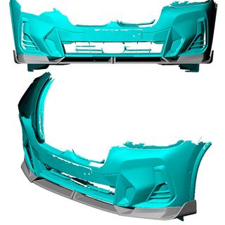 Frontbumper lip (voor M-Sport 2022-2024, carbon) foto 2