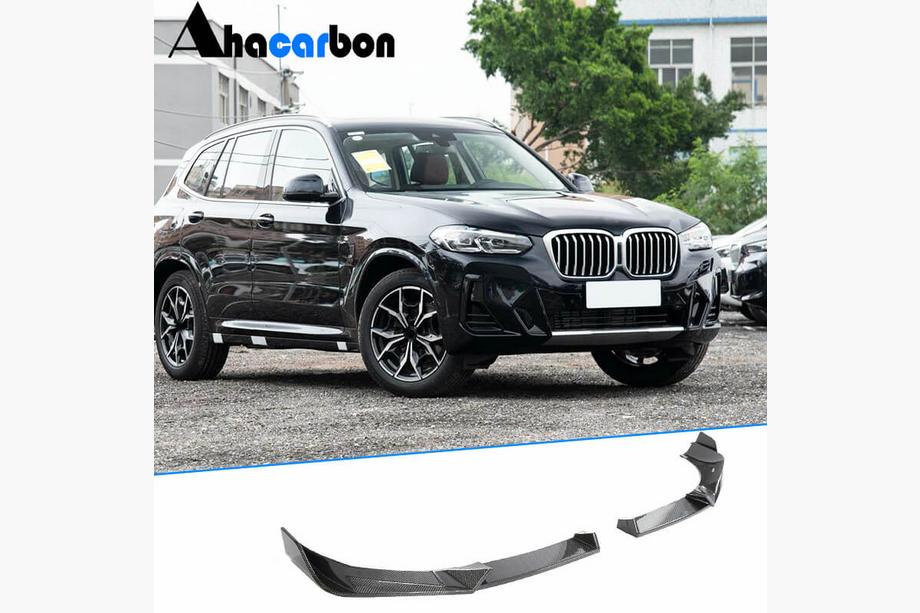 BMW X3 G01 2018– Frontbumper lip (voor M-Sport 2022-2024, carbon) Image