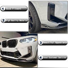 BMW X4 G02 2018– Front bumper lip spoiler (voor F98 2022-2025, carbon) foto 3