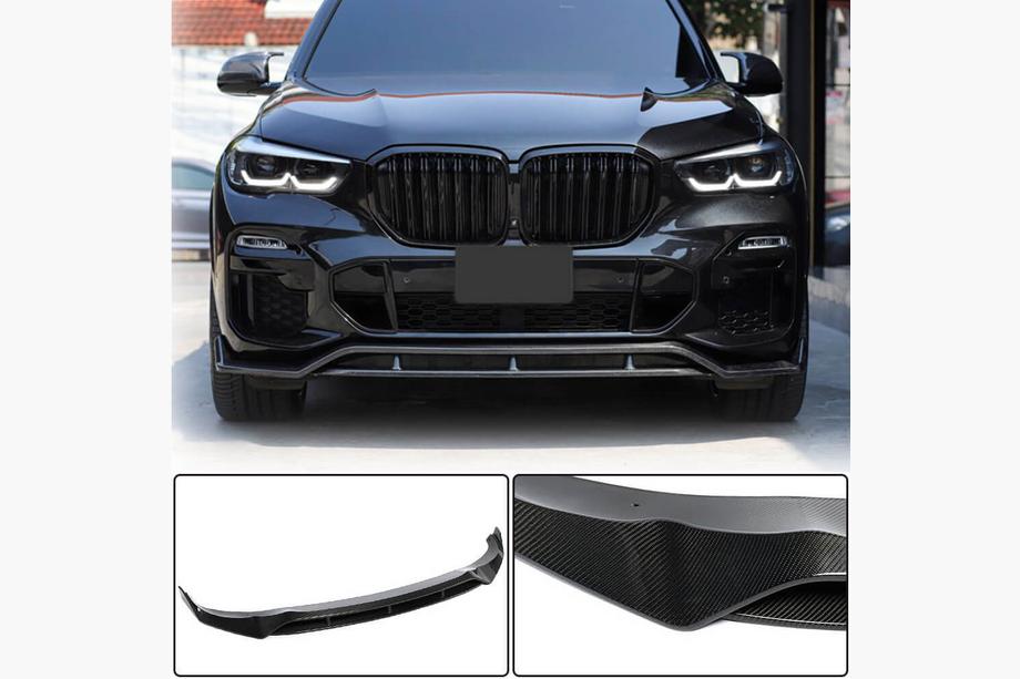BMW X5 G05 2019–2026 Frontlip voor voorbumper Carbon V2 (2019-2022 M-Sport) Image