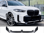 BMW X5 G05 2019–2026 Paradigm V-5 front lip spoiler (voor M-Sport 2023-, glanzend zwart) foto 1