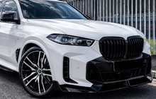 BMW X5 G05 2019–2026 Paradigm V-5 front lip spoiler (voor M-Sport 2023-, glanzend zwart) foto 3