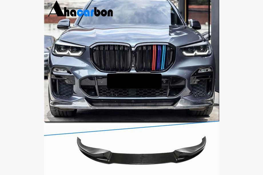 BMW X5 G05 2019–2026 Voorbumper lipspoiler Paradigm V-4 (2018-2022, echt carbon) Image