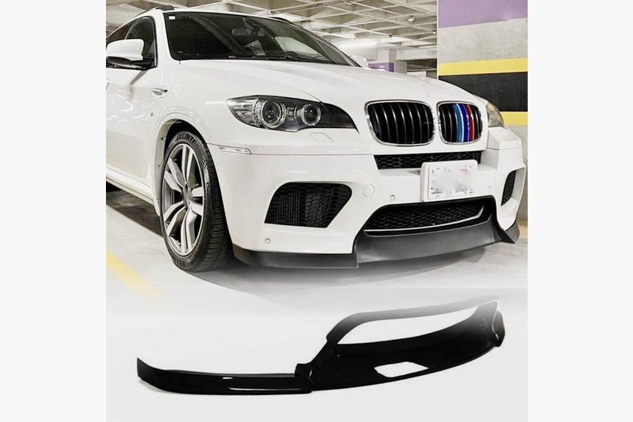 BMW X6 E71 2008–2014 Voorbumper lip spoiler FRP (voor X6M 2010-2014) Image