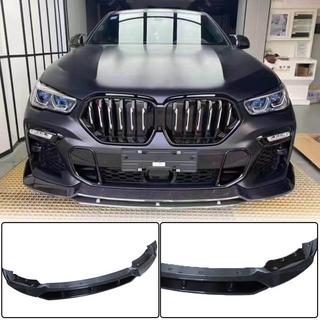 Front bumper lip Lip (voor M-Sport 2018-2022, carbon) BMW X6 G06 2019–2027 foto 1