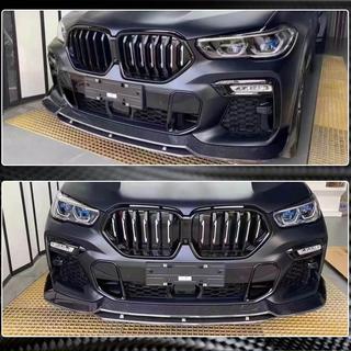 Front bumper lip Lip (voor M-Sport 2018-2022, carbon) BMW X6 G06 2019–2027 foto 3