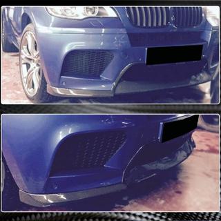 Voorbumper lip spoiler Lip V1 (voor X6M, carbon) foto 3