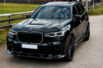 BMW X7 G07 2019– Frontlip voor voorbumper (voor M-Sport 2019-2022, carbon) foto 1