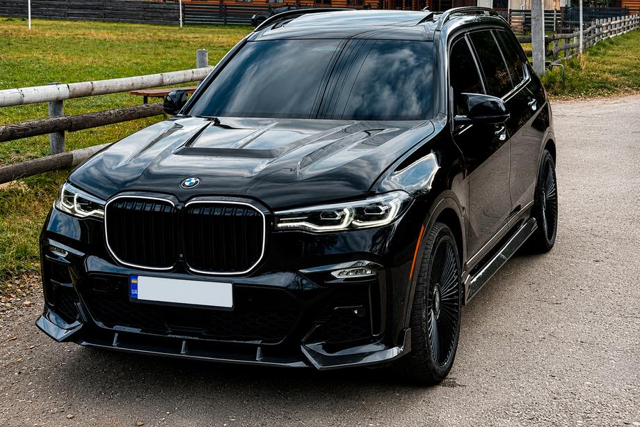 BMW X7 G07 2019– Frontlip voor voorbumper (voor M-Sport 2019-2022, carbon) Image