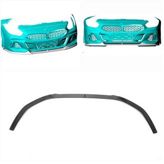 Front bumper lip Lip V1 (voor M-Sport, carbon) foto 2