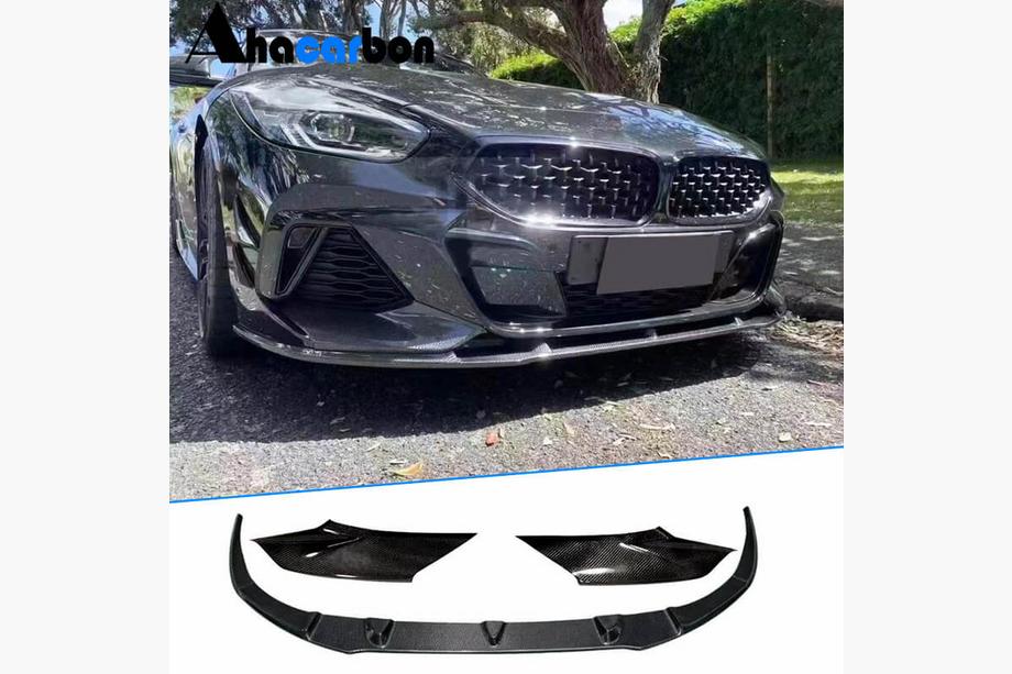 BMW Z4 (G29) 2018– Voorbumper lipspoiler Lip V2 (voor M-Sport, carbon) Foto 1