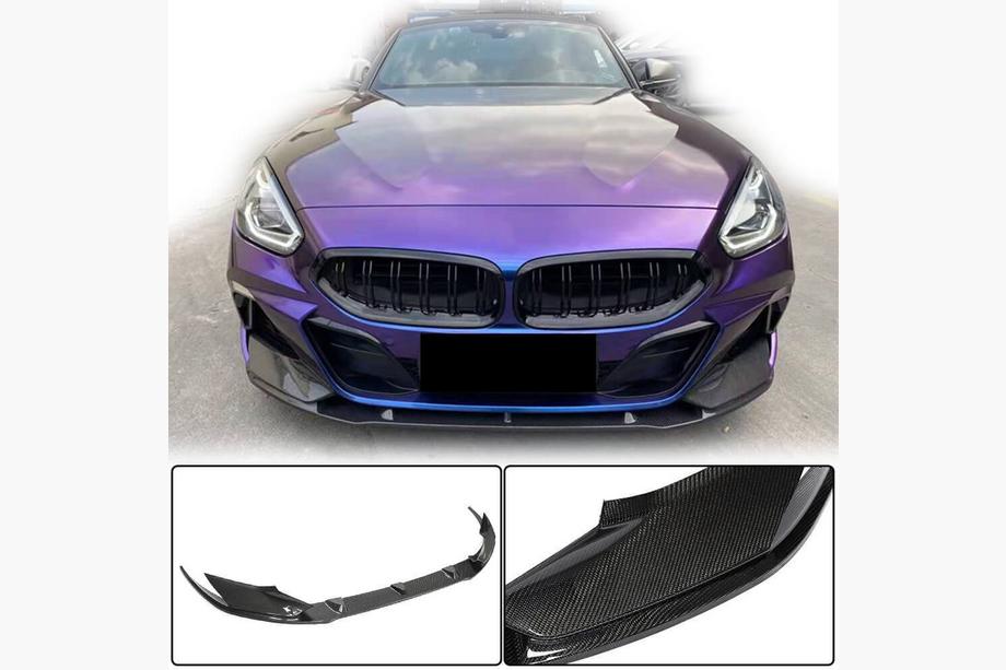 BMW Z4 (G29) 2018– Frontlip voor voorbumper Lip V5 (voor M-Sport, carbon) Foto 1