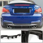 BMW 1 Serie E81/E82/E87/E88 2004–2011 Achterbumper diffuser (voor 1M E82, carbon) foto 2