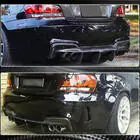 BMW 1 Serie E81/E82/E87/E88 2004–2011 Achterbumper diffuser (voor 1M E82, carbon) foto 5