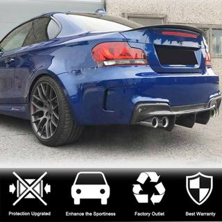 Achterbumper diffuser (voor 1M E82, carbon) BMW 1 Serie E81/E82/E87/E88 2004–2011 foto 3