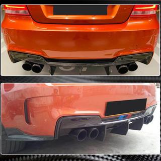 Achterbumper diffuser (voor 1M E82, carbon) BMW 1 Serie E81/E82/E87/E88 2004–2011 foto 4