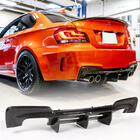 BMW 1 Serie E81/E82/E87/E88 2004–2011 Achterbumper diffuser FRP (voor 1M E82) foto 1