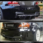 BMW 1 Serie E81/E82/E87/E88 2004–2011 Achterbumper diffuser FRP (voor 1M E82) foto 5