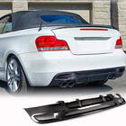 BMW 1 Serie E81/E82/E87/E88 2004–2011 Achterbumperdiffuser V1 (voor E82/E88 M-Sport, carbon) foto 1