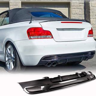 Achterbumperdiffuser V1 (voor E82/E88 M-Sport, carbon) BMW 1 Serie E81/E82/E87/E88 2004–2011 foto 1