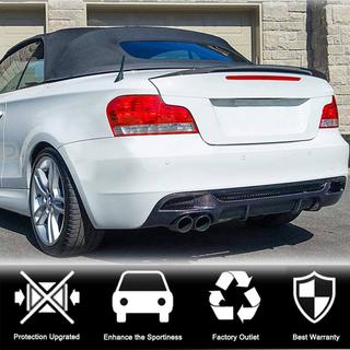 Achterbumperdiffuser V1 (voor E82/E88 M-Sport, carbon) BMW 1 Serie E81/E82/E87/E88 2004–2011 foto 3