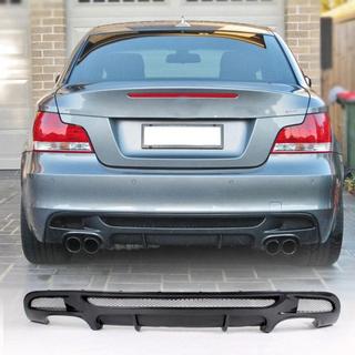 Achterbumper diffuser V2 (voor E82/E88 M-Sport, carbon) BMW 1 Serie E81/E82/E87/E88 2004–2011 foto 1