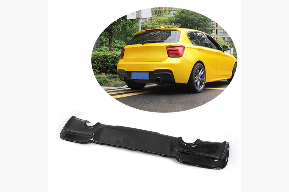 BMW 1 Serie F20/F21 2011–2019 Achterbumper diffuser (voor M-Sport 2011-2015, carbon) Image