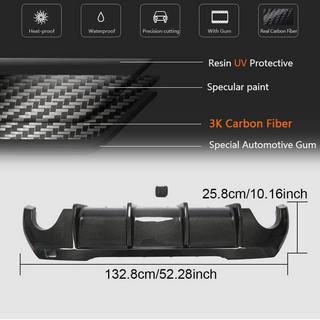 Achterbumper diffuser (voor M-Sport, carbon) BMW 1 Serie F40 2019–2024 foto 4