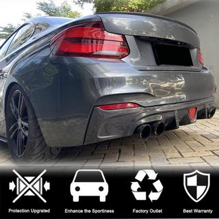 Achterbumperdiffuser V2 (voor F22/F23 M-Sport, carbon) foto 3