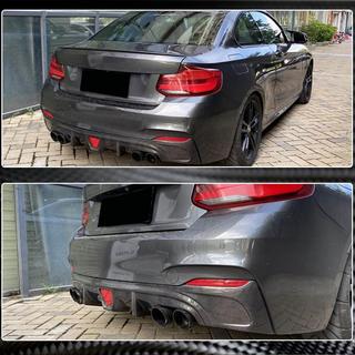 Achterbumperdiffuser V2 (voor F22/F23 M-Sport, carbon) foto 4