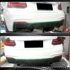 BMW 2-serie F22/F23 2014–2021 Achterbumperdiffuser V4 (voor F22/F23 M-Sport, carbon) foto 4