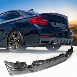 Achterbumperdiffuser V4 (voor F22/F23 M-Sport, carbon) foto 1