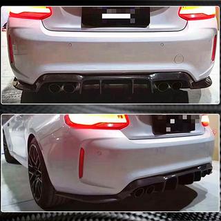 Achterbumper diffuser V1 (voor F87 M2/M2C, carbon) foto 4