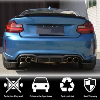 Achterbumper diffuser V3 (voor F87 M2/M2C, carbon) foto 2