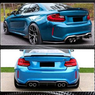 Achterbumper diffuser V3 (voor F87 M2/M2C, carbon) foto 4