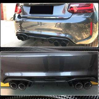 Achterbumper diffuser V4 (voor F87 M2/M2С, carbon) foto 4
