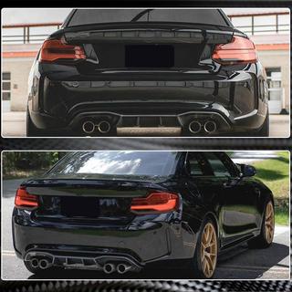Achterbumper diffuser V6 (voor F87 M2/M2С, carbon) foto 4