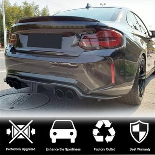 V7 achterbumper diffuser (voor F87 M2/M2C, carbon) foto 2