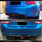 BMW 2-serie F22/F23 2014–2021 V8 achterbumper diffuser (voor F87 M2/M2C, carbon) foto 4