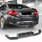BMW 2-serie F22/F23 2014–2021 Achterbumper diffuser V5 (voor F87 M2/M2C, carbon) foto 1