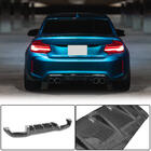 BMW 2-serie F22/F23 2014–2021 Achterbumper diffuser V5 (voor F87 M2/M2C, carbon) foto 2