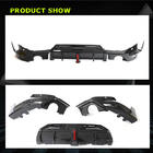 BMW 2 Serie G42 2021– Achterbumperdiffuser V1 (voor M-Sport, carbon) foto 6