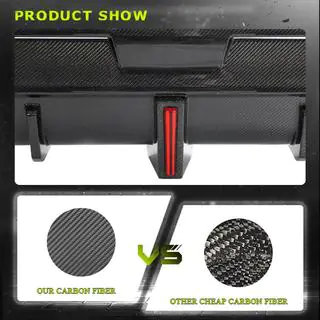 Achterbumperdiffuser V1 (voor M-Sport, carbon) foto 3