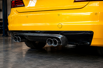 BMW 3 Serie E46 1998–2006 Achterbumper diffuser V2 (voor M3, carbon) foto 5