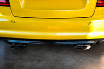 BMW 3 Serie E46 1998–2006 Achterbumper diffuser V2 (voor M3, carbon) foto 6
