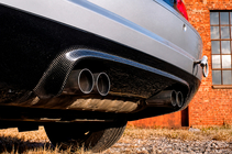 BMW 3 Serie E46 1998–2006 Achterbumper diffuser V2 (voor M3, carbon) foto 7