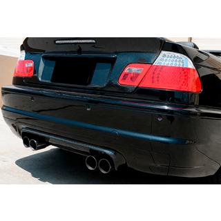 Achterbumper diffuser V2 (voor M3, carbon) foto 2